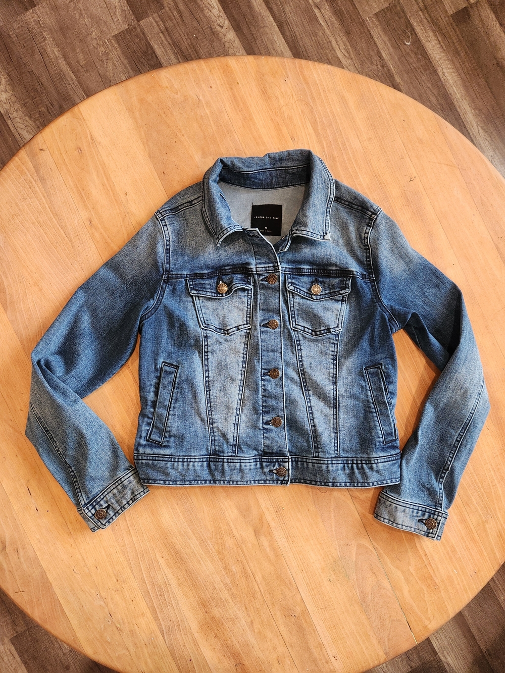 Celebrity Pink Light Blue Denim Jacket - Women